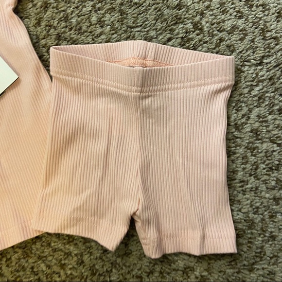 Crew. Girl matching outfit. Pink color. Short sleeves - Picture 4 of 4